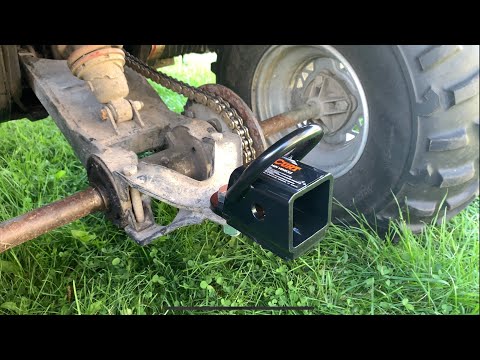 ATV Receiver Hitch Adapter Installation And Try Out