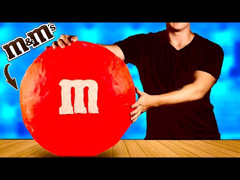 Ich habe ein riesiges 121-Pfund-M&M's gemacht