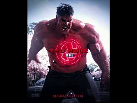 Incredible Hulk vs Red Hulk #shorts #marvel #dc