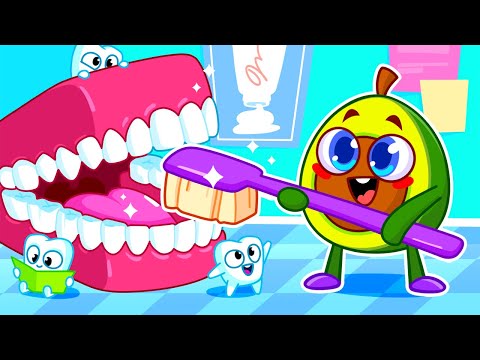 Where Are My Teeth? 🦷 Avocado Baby Can't find his Baby Teeth || Cartoon by Pit & Penny Stories 🥑💖