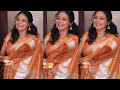 Reena Basheer Unseen Saree Malayalam Actress And Anchor
