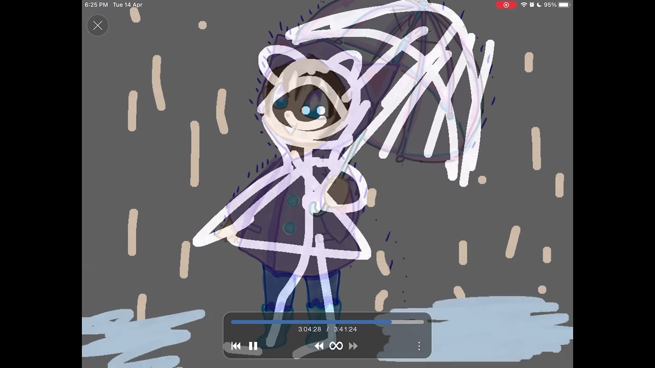 Make ANOTHER artwork with akki-raincoat girl edition