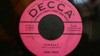 Webb Pierce - Someday