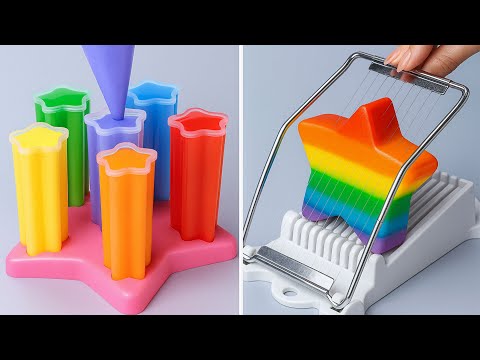 🌈 Dekorasi Kue Pelangi yang Memuaskan untuk Segala Acara | Resep Dessert Berwarna-warni yang Lezat