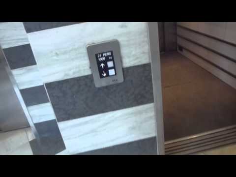 OTIS Series 1 Traction elevators @ Hästholmsvägen 32, Henriksdal