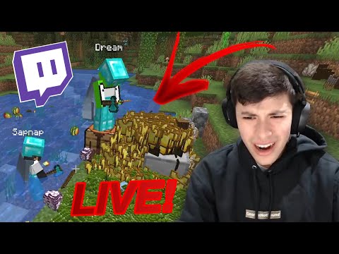 Minecraft, But Item Drops Are Random And Multiplied... (LIVE ON TWITCH) ft. George, Dream and Sapnap