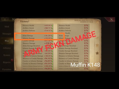 Muffin K148 - Army Damage - Guns of Glory - read the description