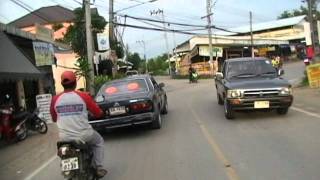 preview picture of video 'Driving through Ban Bang sare Thailand 2008'