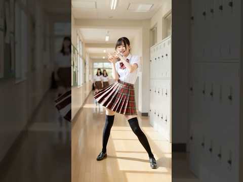 Dancing Uniform Girl