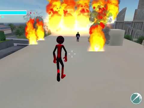 Spider Stickman Rope Hero 2 - Vegas Gangster Crime #4