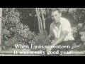 RAY CONNIFF - IT WAS A VERY GOOD YEAR (with lyrics)