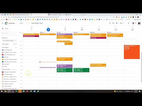 Manage multiple calendars in Google
