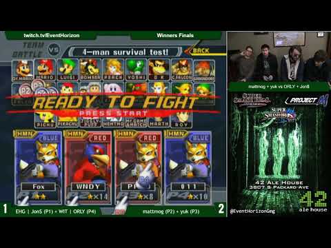 Construct 92 - EHG  Jon$ + WIT  ORLY vs mattmog + yuk - Melee Doubles WF