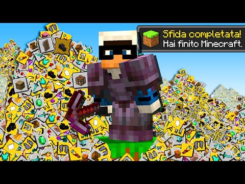 HO COMPLETATO TUTTI GLI AVANZAMENTI DI MINECRAFT ITA