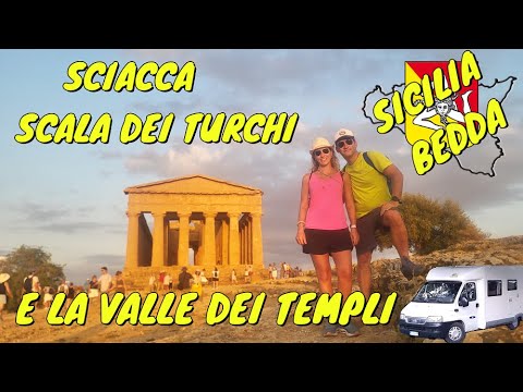 SICILY IN A CAMPER EP4, itinerary SCIACCA, SCALA DEI TURCHI AND THE VALLEY OF THE TEMPLES camper ...