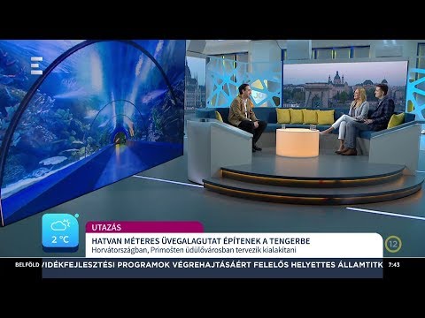 Hatvan méteres üvegalagút tizennyolc méter mélyen - Kiss Róbert Richárd - ECHO TV