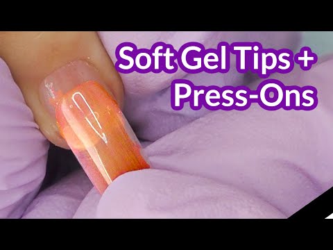 BTArtbox Soft gel Tips & Press-Ons 2 in 1 😲 Natural Looking Nail Extensions Within 20 Minutes