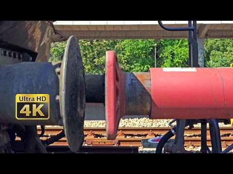 2,5 Hours 4K video of trains - Rail traffic in Serbia - Belgrade - Rakovica 2016