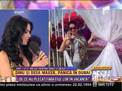 Deea şi Dinu Maxer, panică în Dubai: "Am fost la un pas să fim amendaţi"
