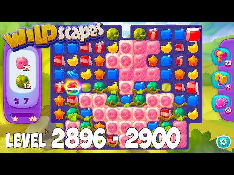 Wildscapes level 2896 2897 2898 2899 2900 🐼 Gameplay Walkthrough (Android, iOS) Playrix