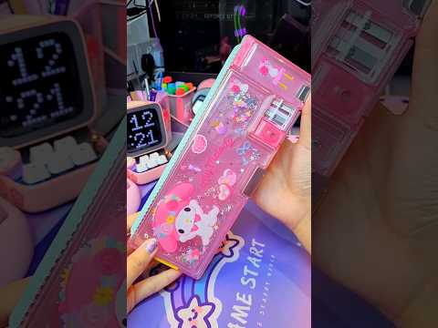 Mechanical Pencil Case ASMR Unboxing + My Melody 🎀💗