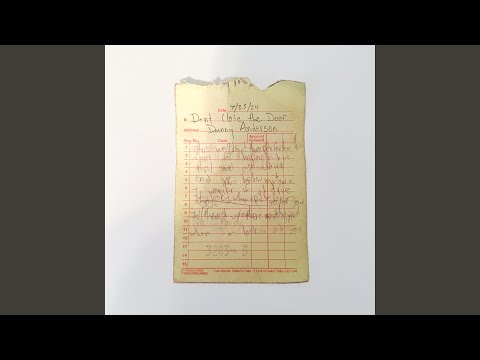 Don't close the door