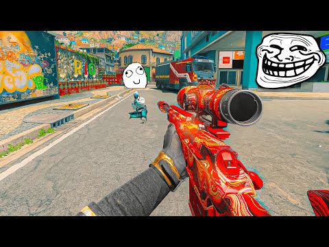 Acting like a BOT then POPPING OFF with a SNIPER (HILARIOUS)