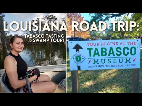 THINGS TO DO IN LOUISIANA: Avery Island Tabasco Hot Sauce Factory Tour & Swamp Alligator Tour!