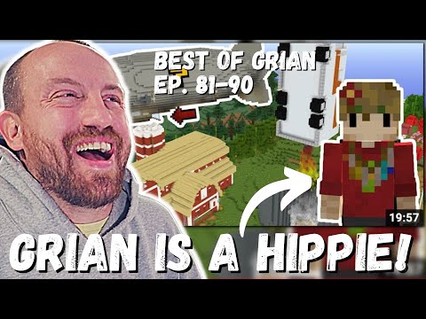 GRIAN IS A HIPPIE! Grian Hermitcraft 6: Best Of Grian (Episodes 81-90) REACTION!