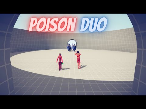 POISON DUO vs EVERY FACTION UNITS - Totally Accurate Battle Simulator - TABS