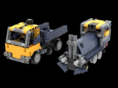 Steam Train - A Lego Technic 42147 alternate build by Studio Kostq