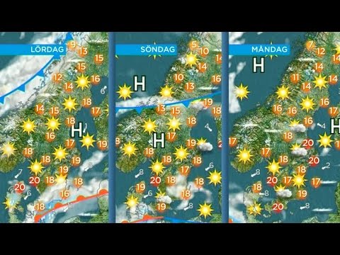 Såhär blir helgvädret - Nyhetsmorgon (TV4)