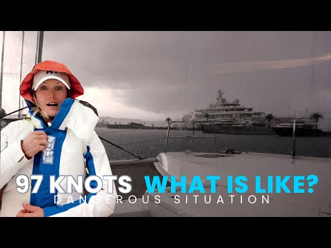 WE GOT HIT BY 97 KNOTS OF WIND GUSTS I Dangerous Situation Ep 77