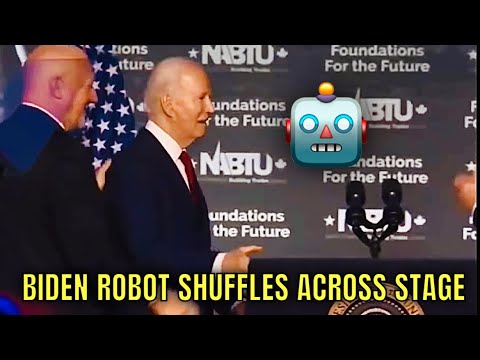 Robot BIDEN appears for Joe’s speech to the NABTU ????