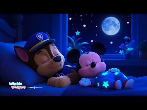 NO ADS - Chase & Mickey’s Moonlit Dreams 🌙 | Peaceful Sleep Music & Soothing Night Ambience