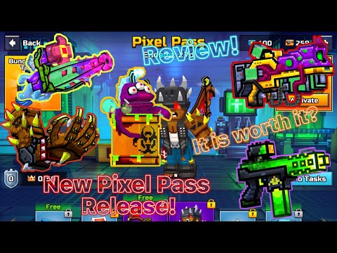 Pixel Gun 3D - NEW MUTATED SEASON PIXEL PASS RELEASE REVIEW!