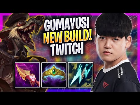 GUMAYUSI TRIES NEW TWITCH BUILD! - T1 Gumayusi Plays Twitch ADC vs Varus! | Season 2023