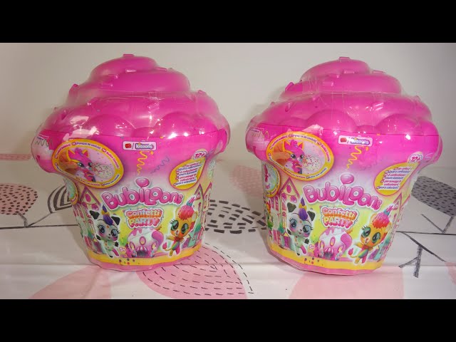 Vídeo relacionado con IMC Toys Confetti Party, Mini Muñeca Animalito Sorpresa Coleccionable que Infla Globos con 8 Accesorios, Juguete Regalo para Niñas y Niños +3 Años