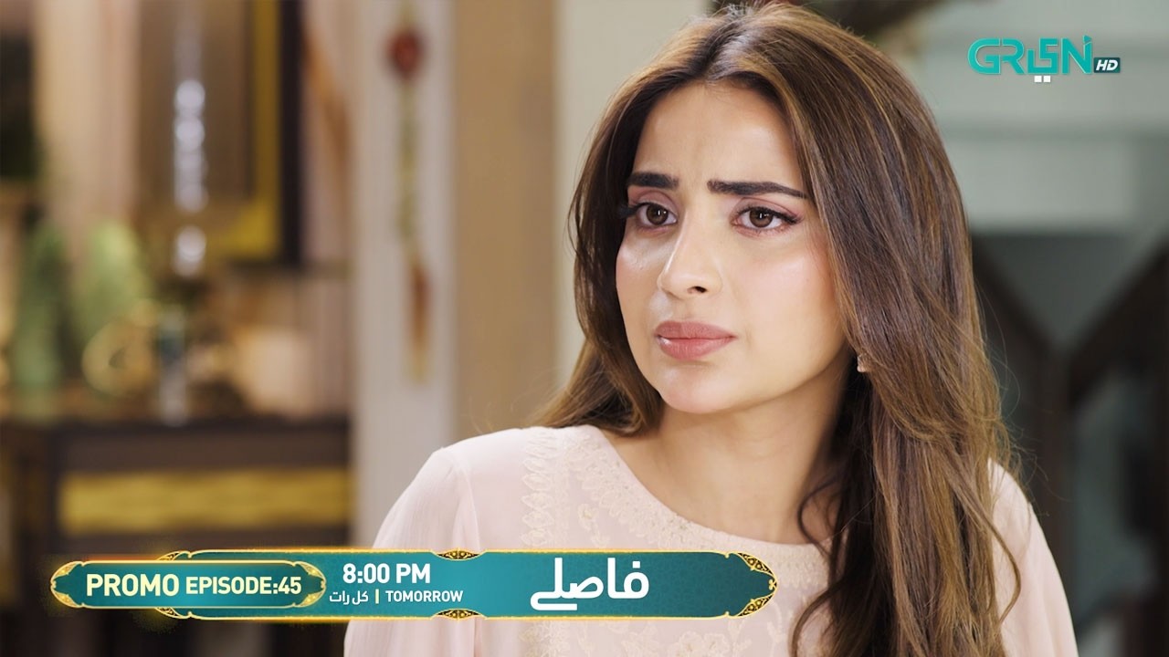 Faaslay Episode 45 Promo | Tomorrow at 8:00 PM | Ali Ansari - Saboor Ali | Only On Green TV