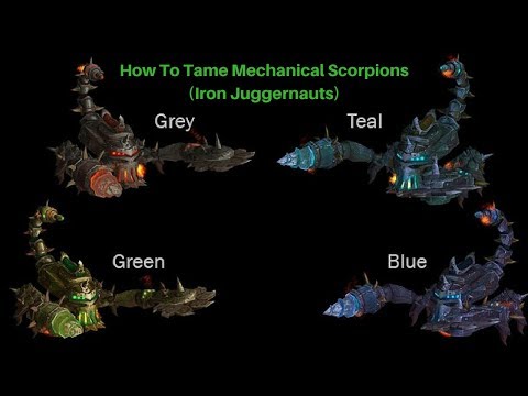 How to tame mechanical scorpions(Iron Juggernauts)