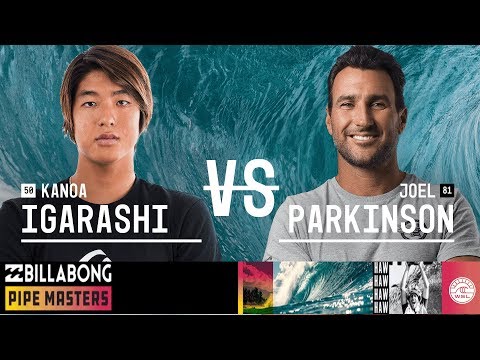 Kanoa Igarashi vs. Joel Parkinson - Round Three, Heat 9 - Billabong Pipe Masters 2018