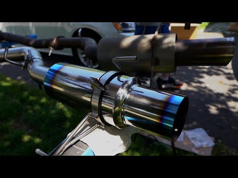 New Tomei Expreme Ti Exhaust on Chris's Nissan 240sx!
