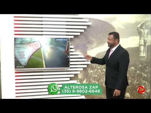 Forte chuva derruba símbolo turístico em Monte Belo