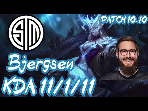 TSM Bjergsen LISSANDRA vs KASSADIN MID - NA CHALLENGER - PATCH 10.10