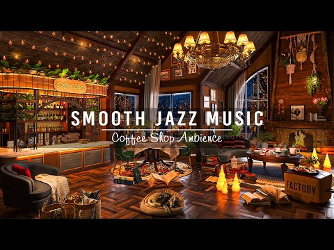 Smooth Jazz Piano Music to Unwind, Work☕Relaxing Jazz Instrumental Music & Cozy Coffee Shop Ambience