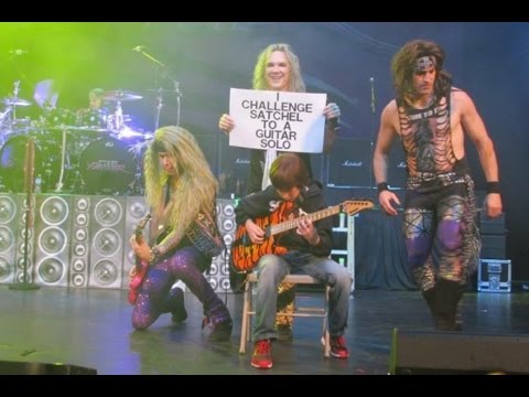 Aidan Fisher with Steel Panther
