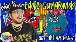 The Vibrant Art of Eddie Gangland: A Miami, Florida Contemporary Artist - Art Lesson for kids