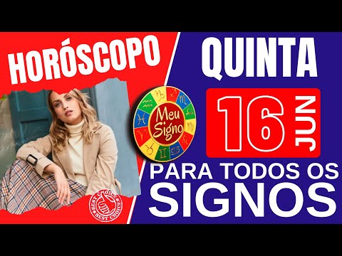 #meusigno HOROSCOPO DO DIA DE HOJE ⭐ QUINTA 16 DE JUNHO DE 2022 l PREVISÕES PARA TODOS OS SIGNOS