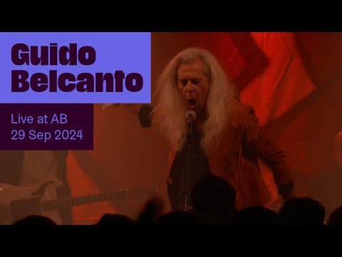 Guido Belcanto Live at AB - Ancienne Belgique