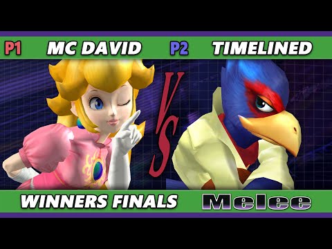 S@X 461 Winners Finals - MC David (Peach) Vs. Timelined (Falco) Smash Melee - SSBM